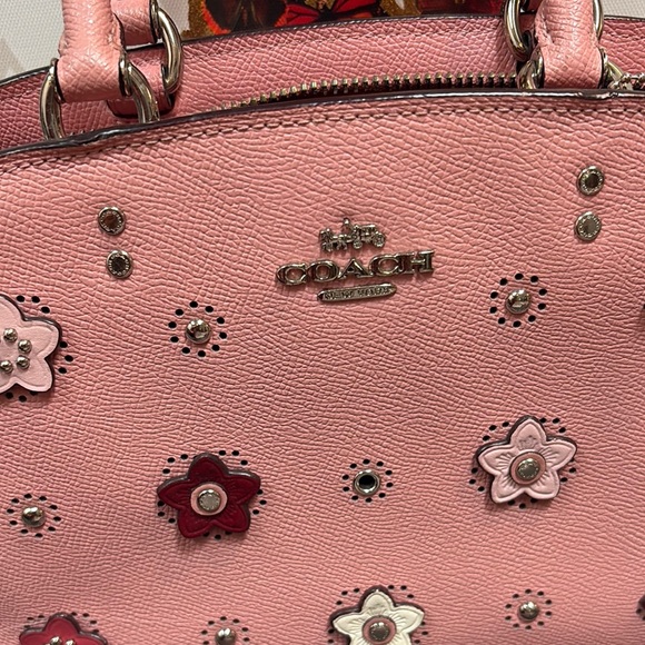 Coach Pink Lillie Triple Compartment Crossbody - Picture 2 of 10